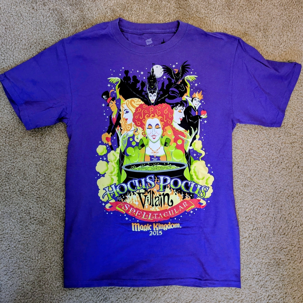 Disney World 2015 Hocus Pocus Villain Spelltacular T-Shirt Small